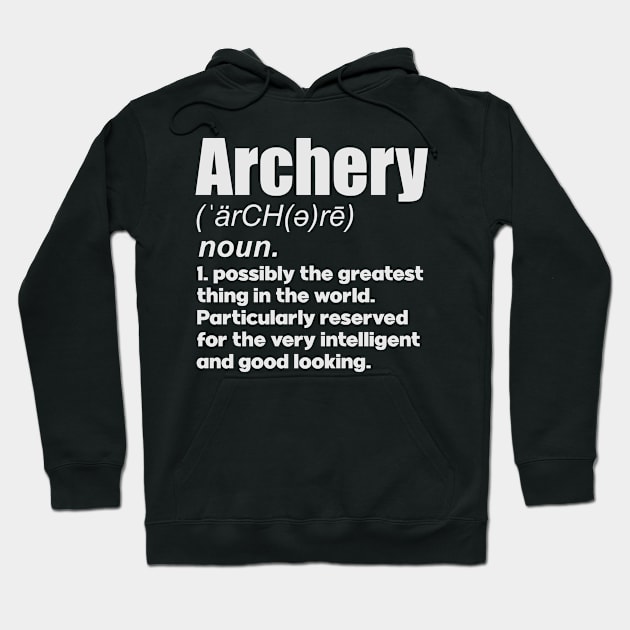 Archery girl coach gift Hoodie by SerenityByAlex